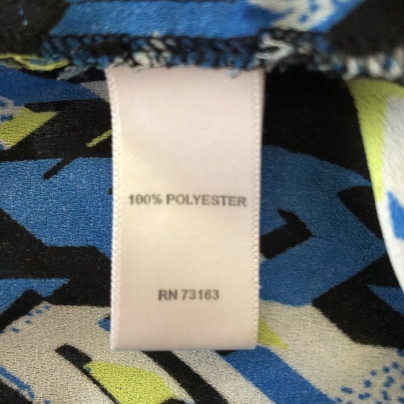 Melissa Paige Sheer Long Sleeve with Tie at Neck - Picture 3 of 7